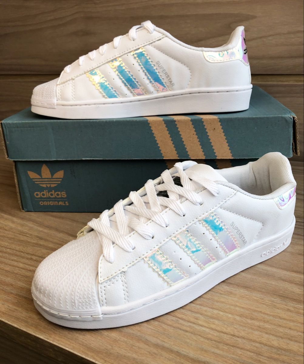 Adidas superstar olografiche sale