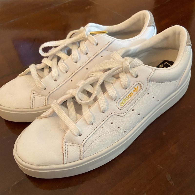 Adidas sleek hot sale branco