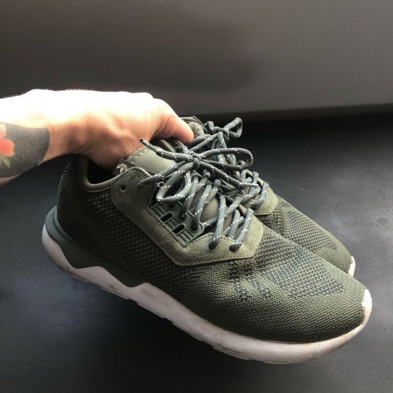 Adidas on sale tubular green