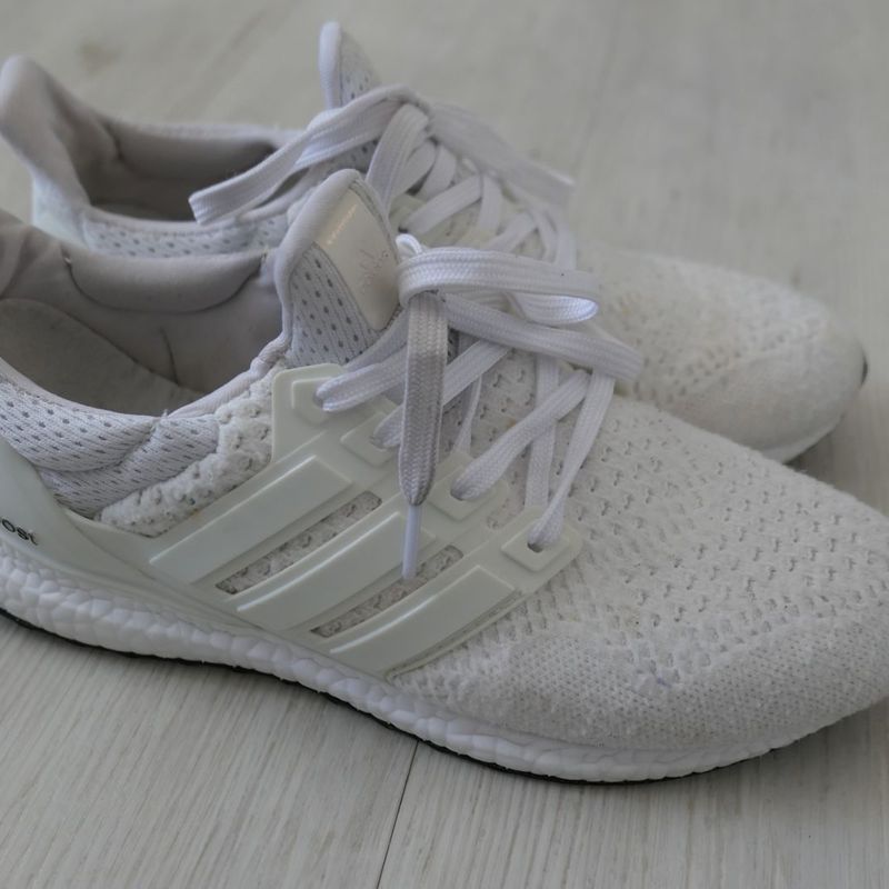 Adidas ultra boost branco hot sale masculino