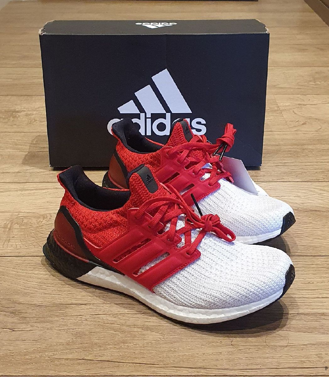 adidas ultra boost branco e vermelho