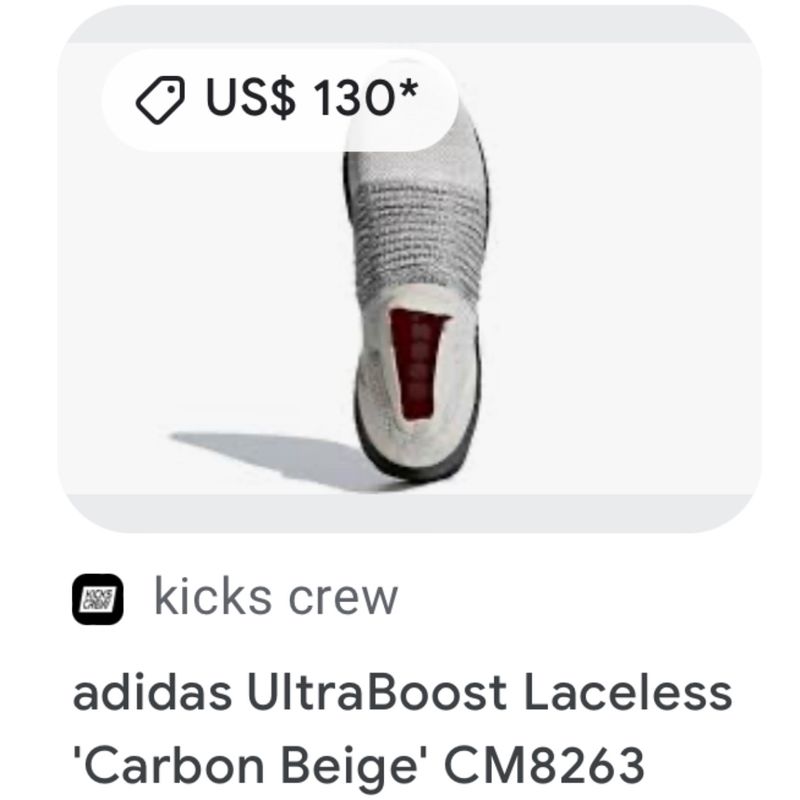Ultraboost laceless carbon beige hotsell