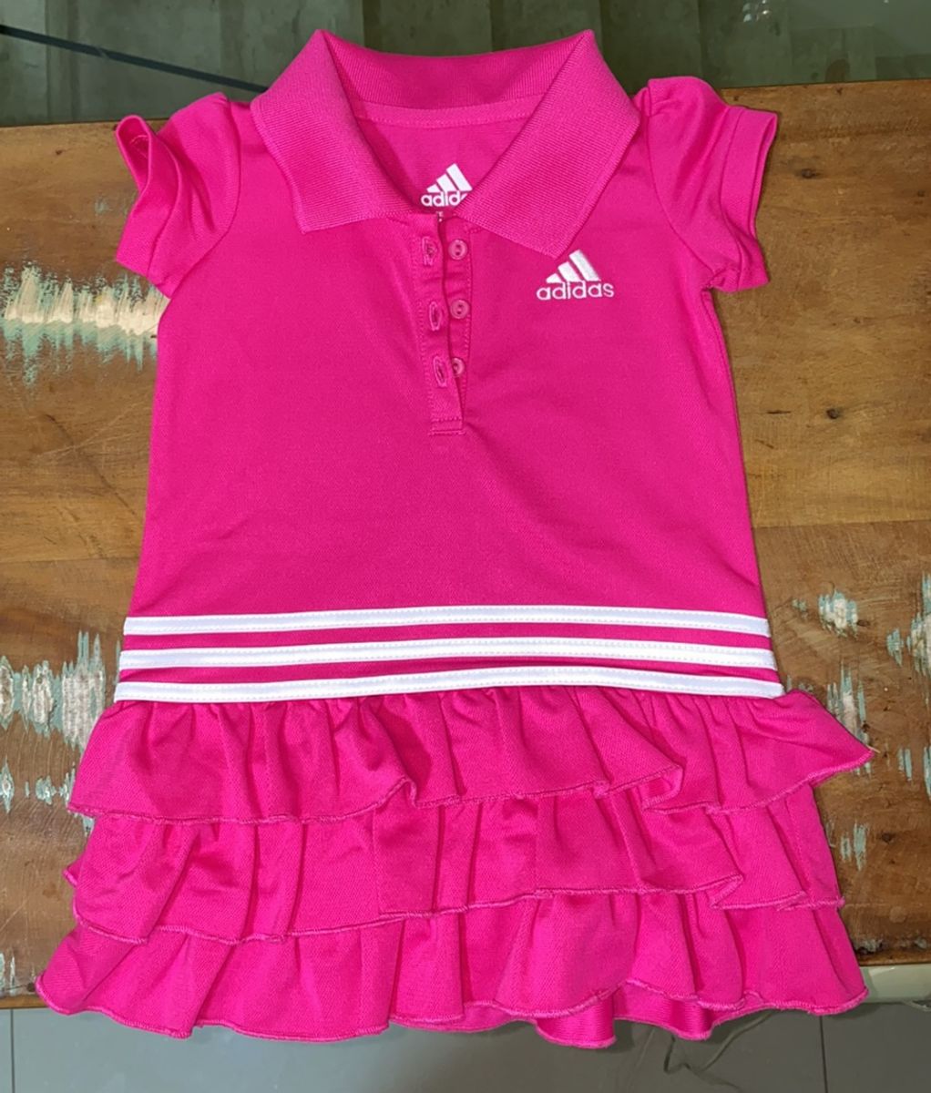 vestido infantil adidas