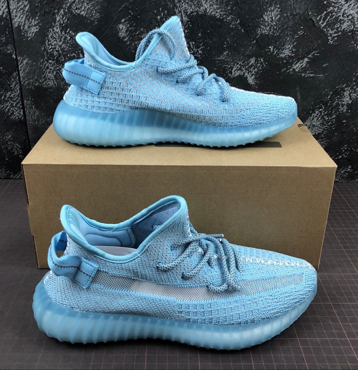 Adidas Yeezy Boost 350 Azul Tenis Masculino Adidas Nunca Usado Enjoei