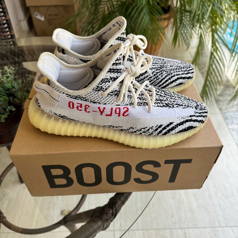 Adidas Yeezy Boost 350 V2 Zebra, Tênis Masculino Adidas Usado 91929494