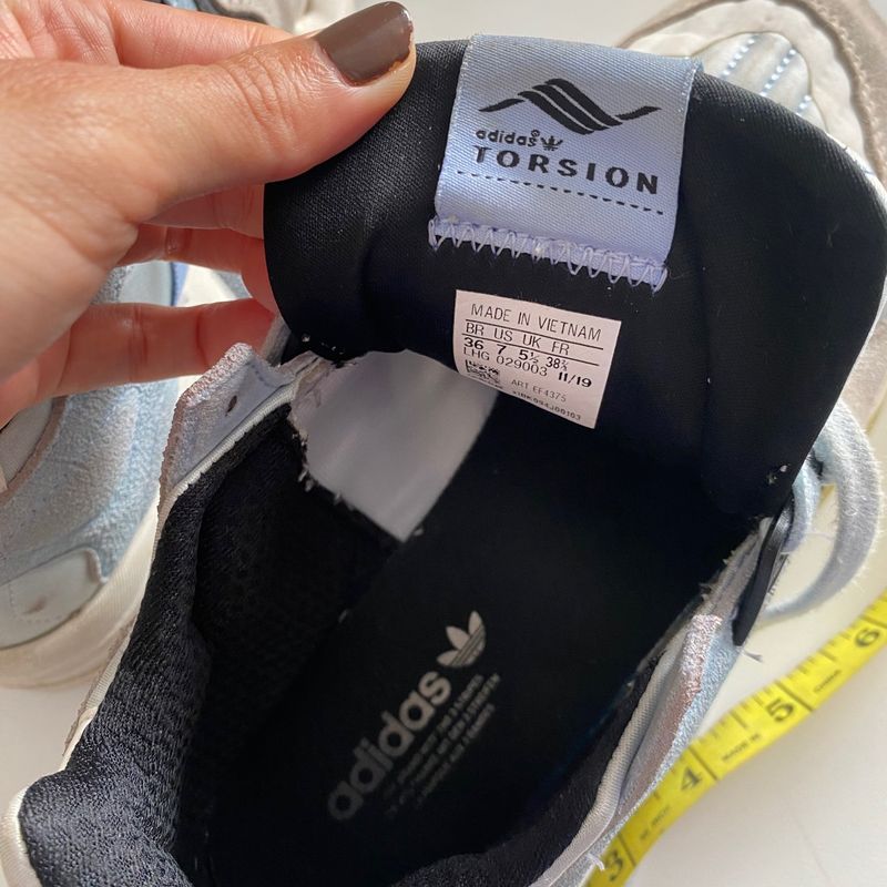 Adidas Zx Torsion Original Azul e Preto | Tênis Feminino Adidas