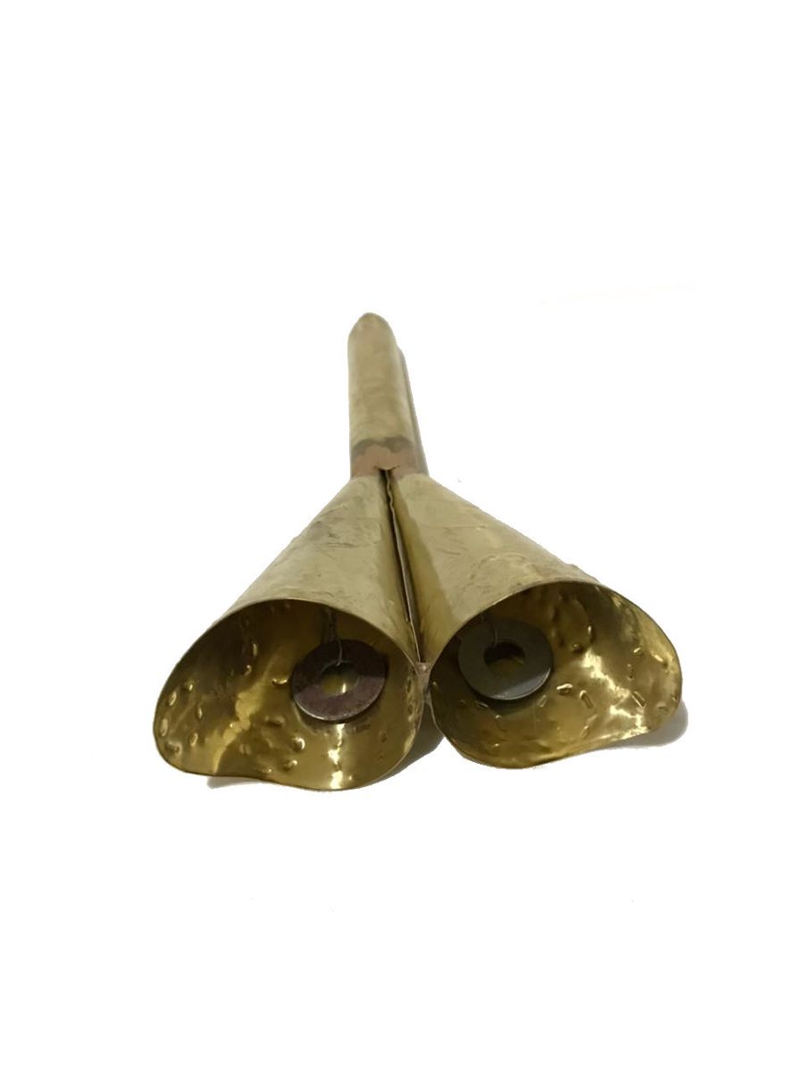 Adja de Latão Polido e Escovado 2 Bocas Umbanda e Candomblé | Item de ...