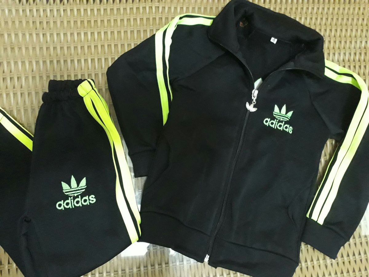 agasalho adidas amarelo e preto