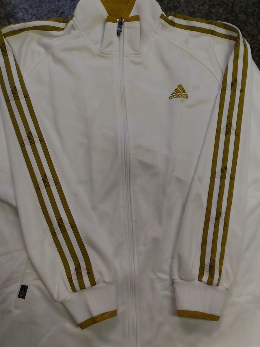 agasalho adidas branco