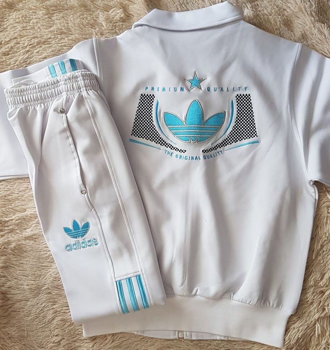 agasalho adidas feminino branco