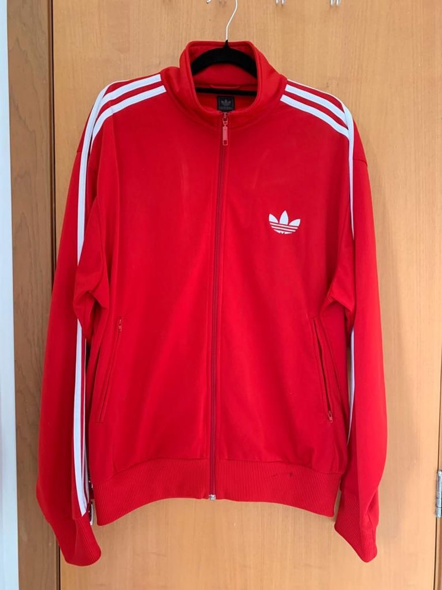 casaco adidas feminino vermelho