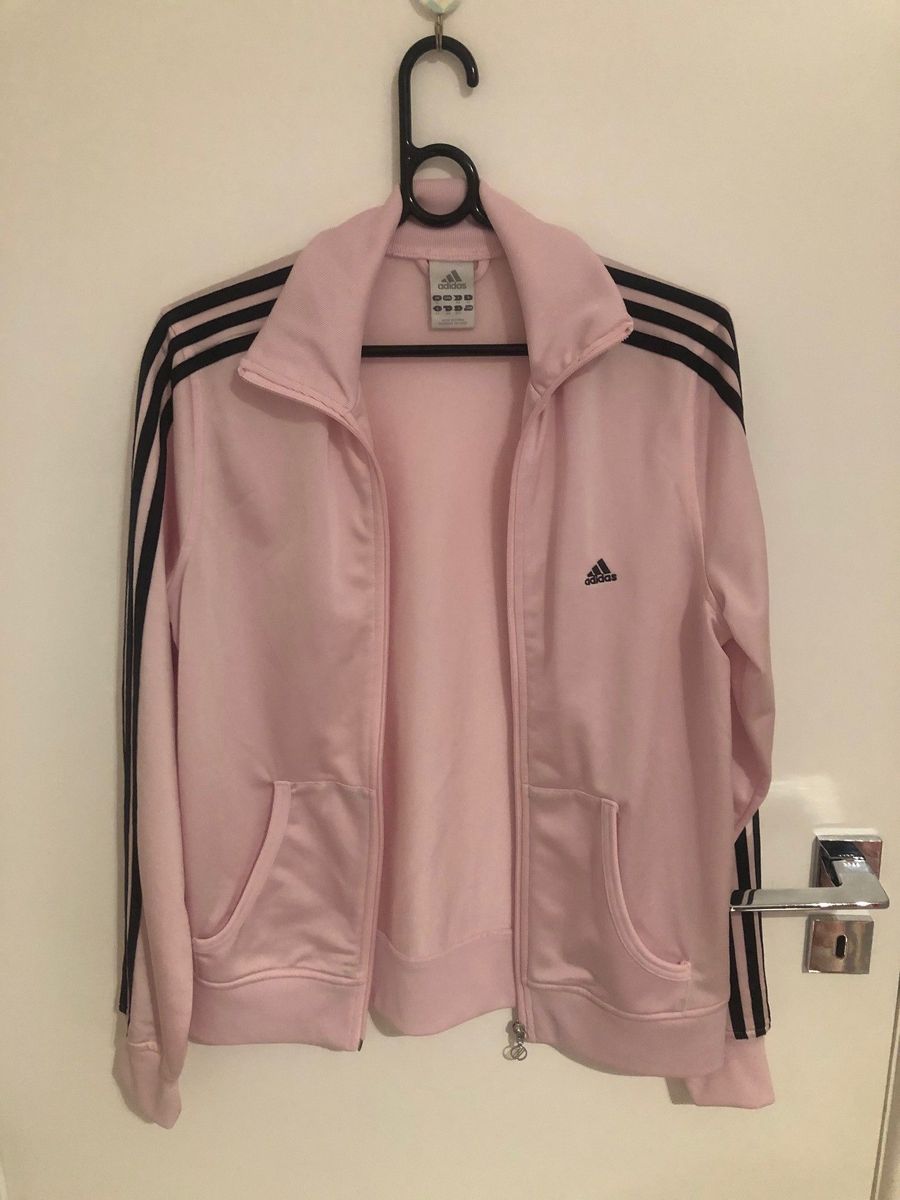 casaco feminino adidas rosa