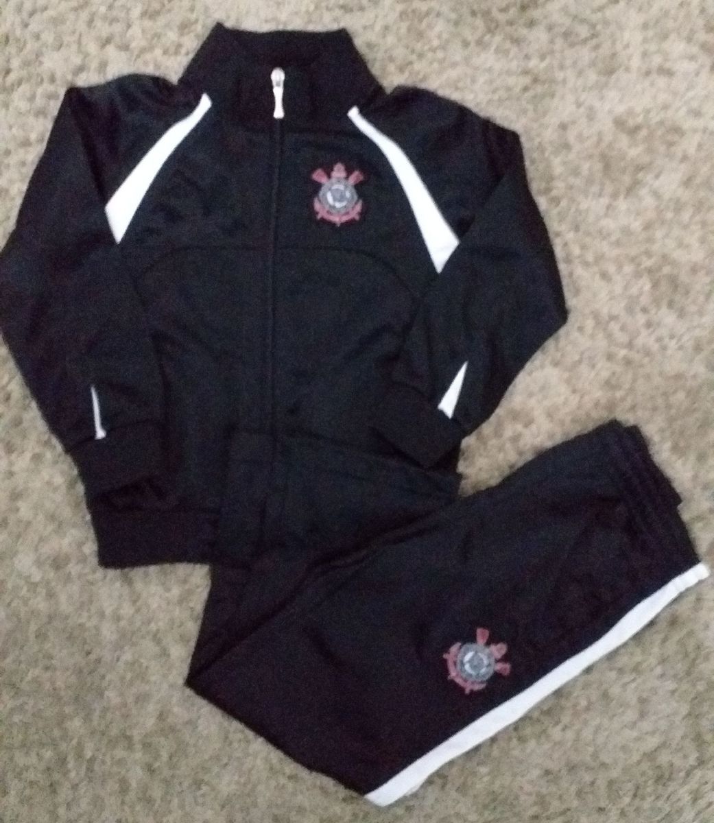 casaco corinthians infantil