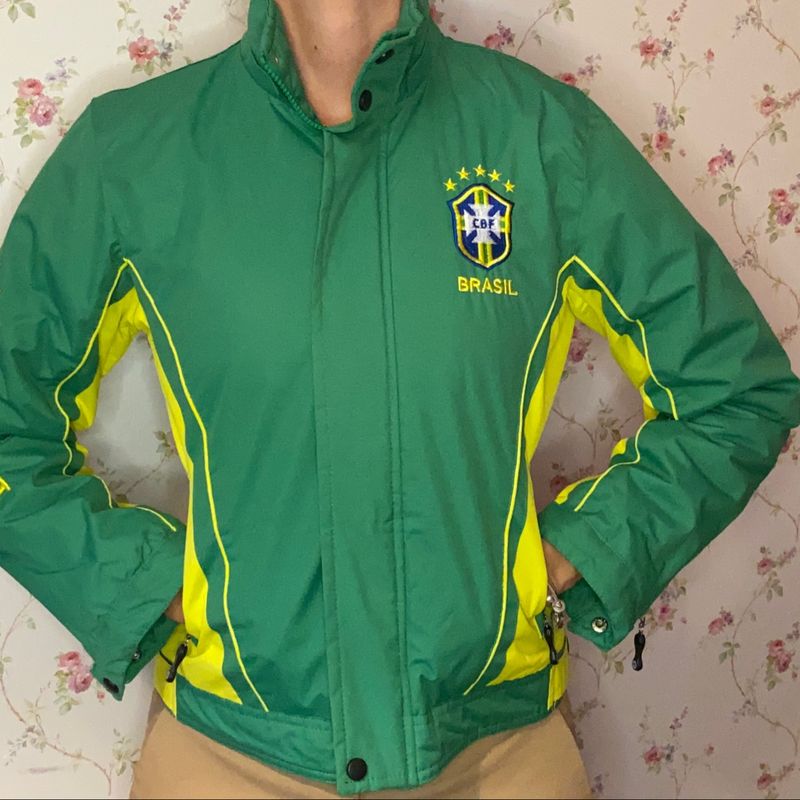 Preços baixos em Jaquetas de Futebol Adidas Brasil National Team