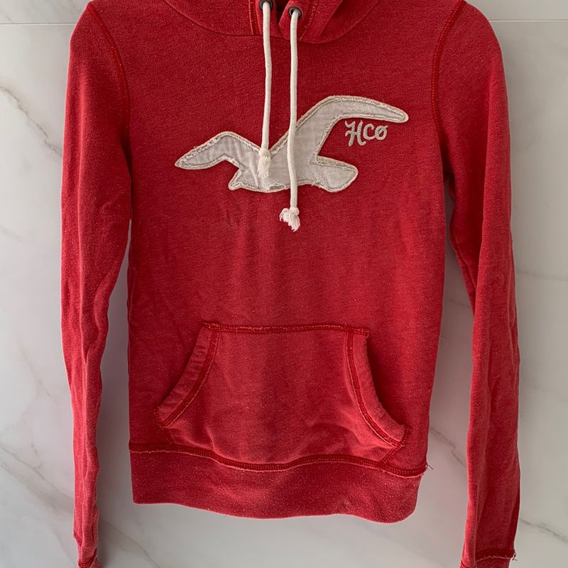 HOLLISTER Sweatshirt em Vermelho