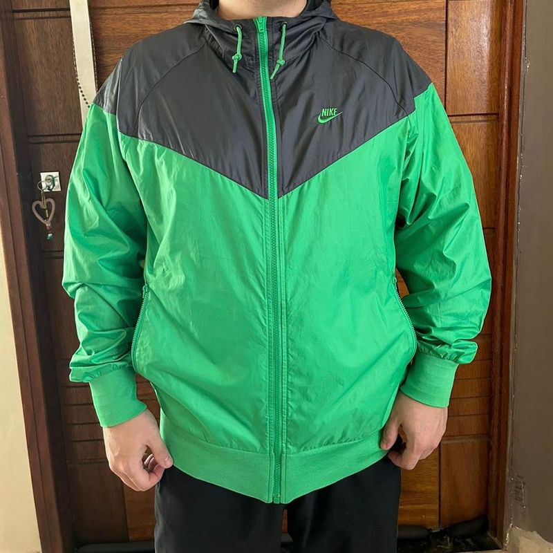 Nike neon cheap green jacket