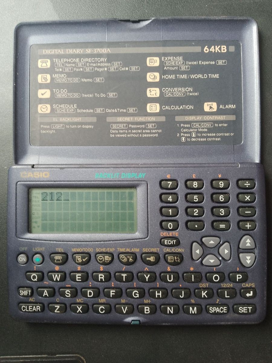 Agenda Eletrônica Casio | Casio Usado 98838000 | enjoei