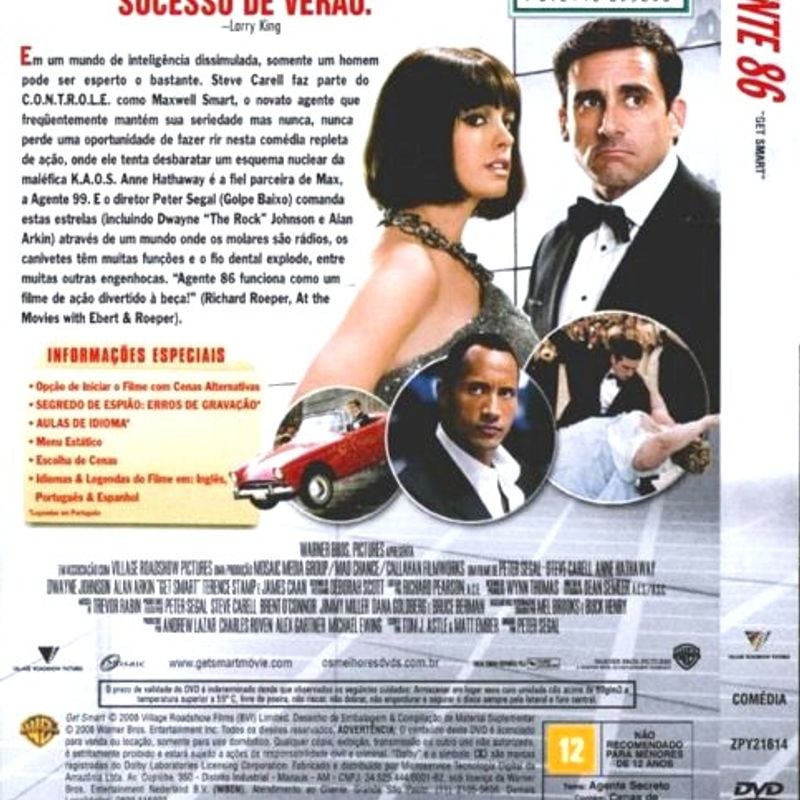 Agente 86 - Dvd Filme Ação Comedia Original Lacrado Dublado