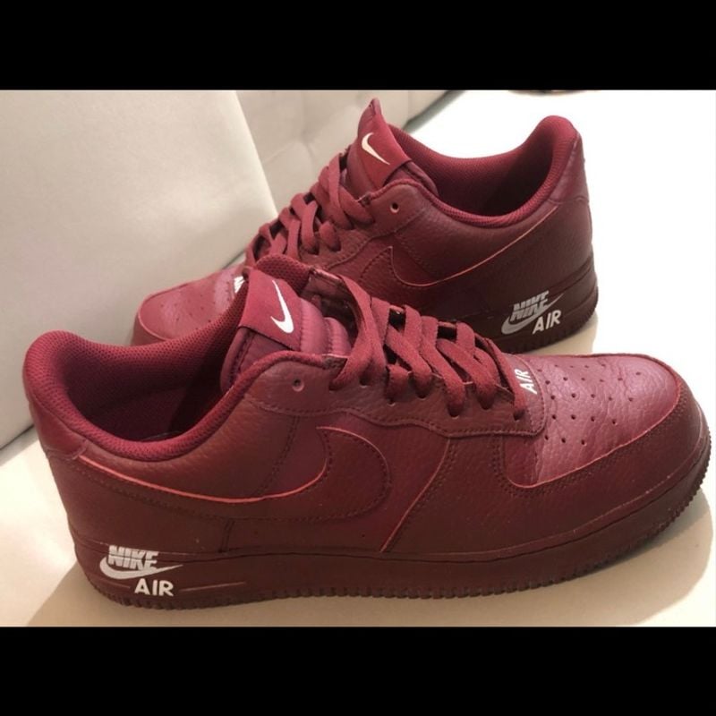 Air force 1 store bordo