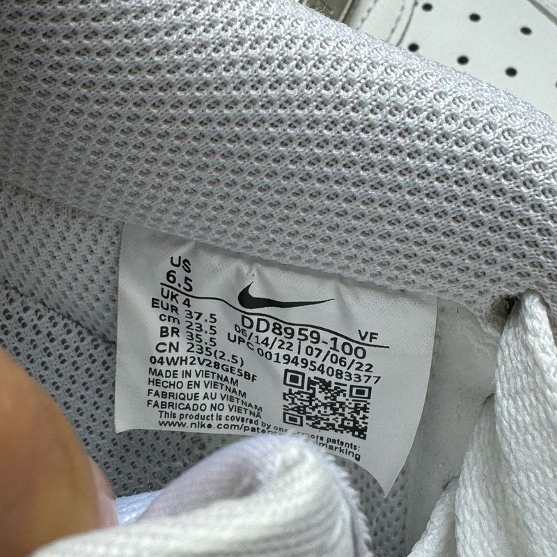 Air Force 1 Feminino Branco Pouco Usado Numero 35 5 Nike Usado 112147270 enjoei