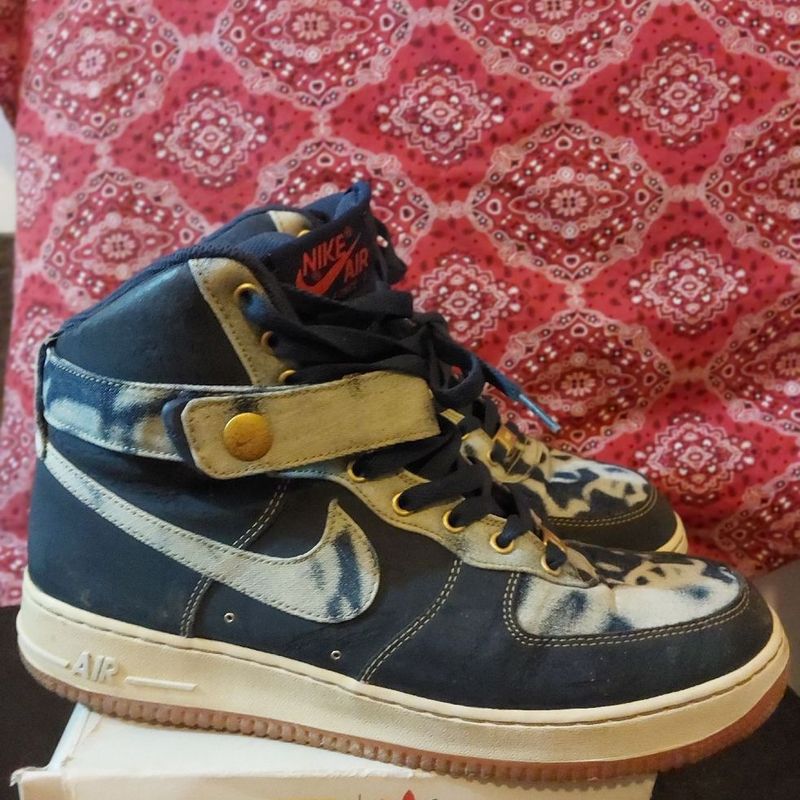 Denim air sale force ones