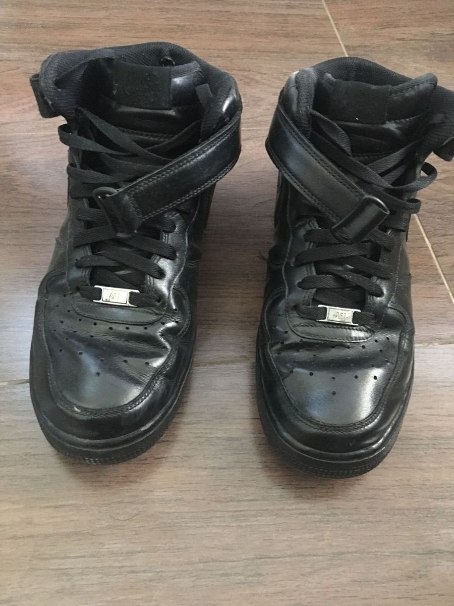 nike air force mid preto