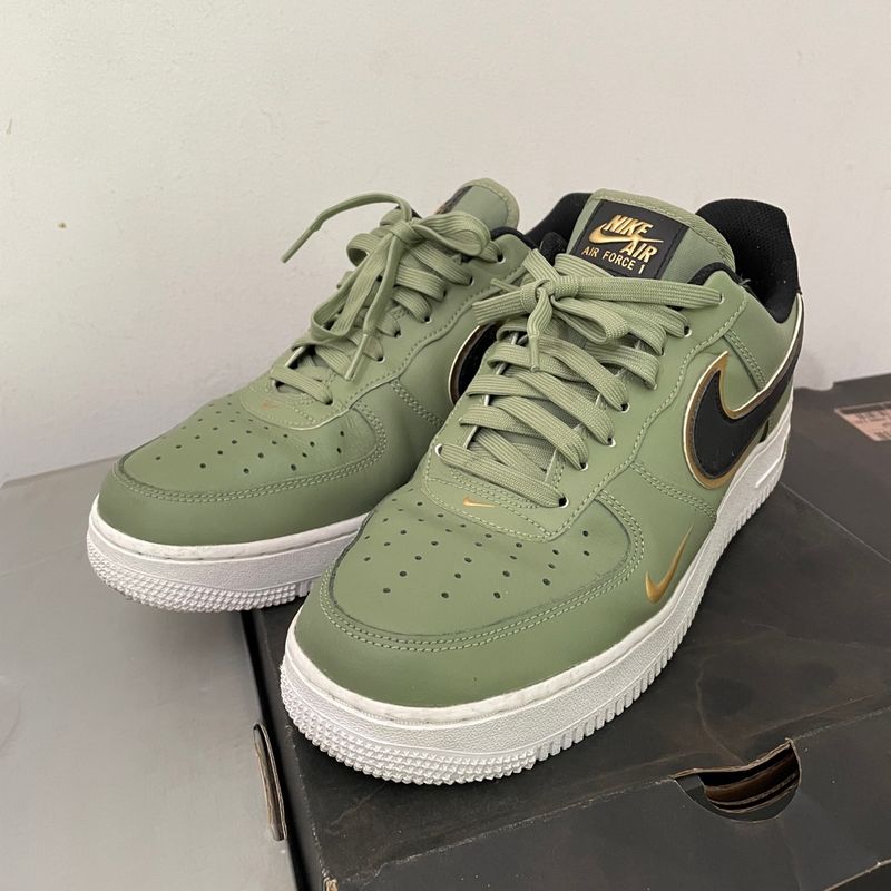 Womens olive green air best sale force ones