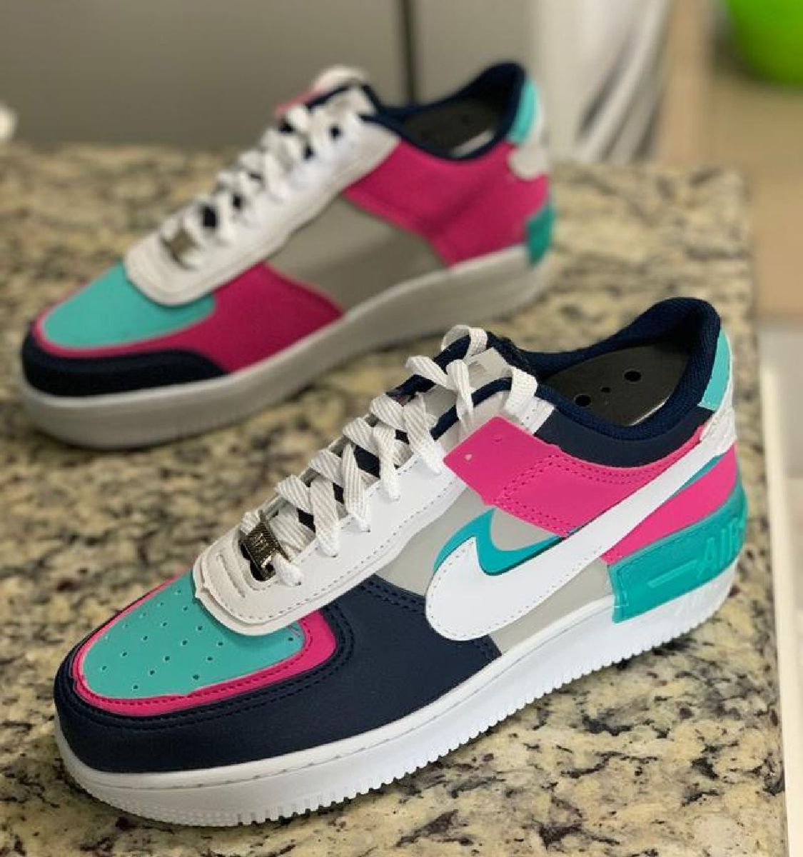 Air Force 1 Shadow Colorido N 39 | Tênis Feminino Nike Nunca Usado ...