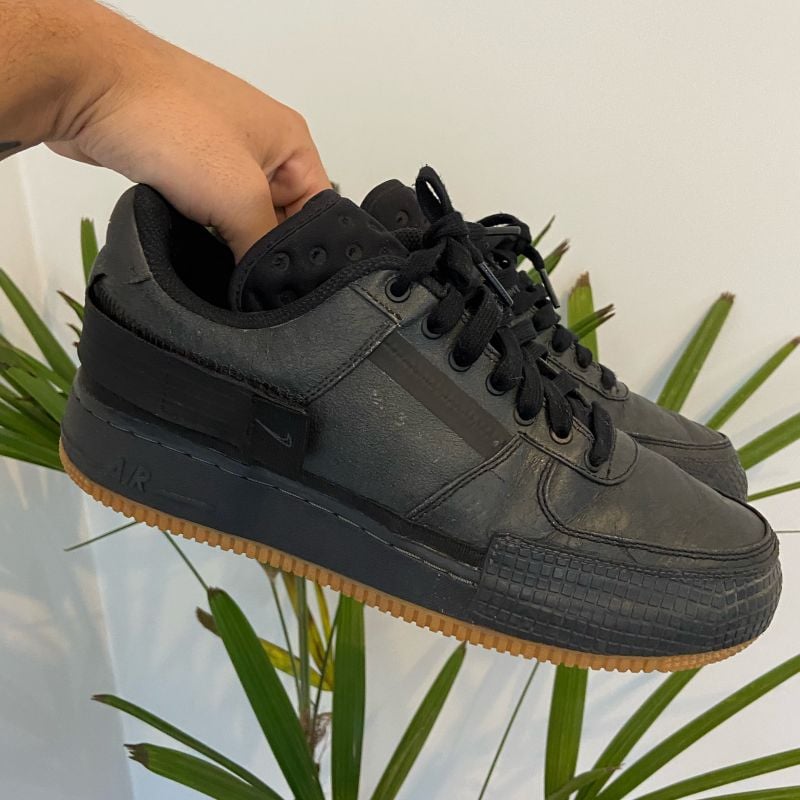 Air force 1 hot sale type 1 black