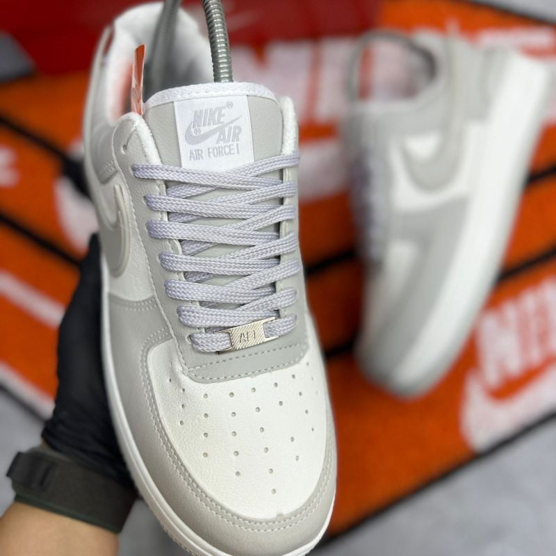 Air Force Ambush Tenis Nike Branco e Cinza Masculino Nike Nunca