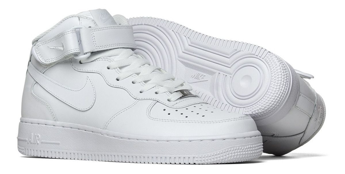 tenis cano alto masculino nike branco