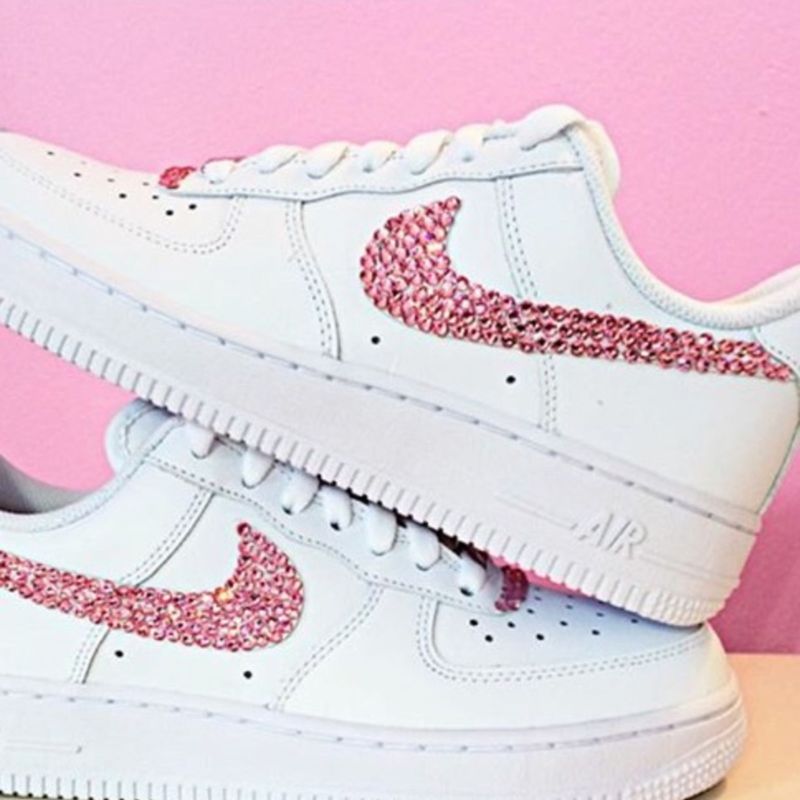 Tenis nike com store strass