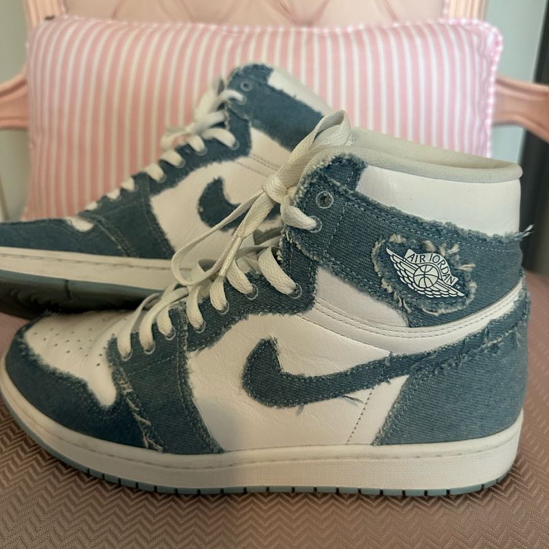 Air Jordan 1 High Og Denim | Nike Usado 103035228 | enjoei