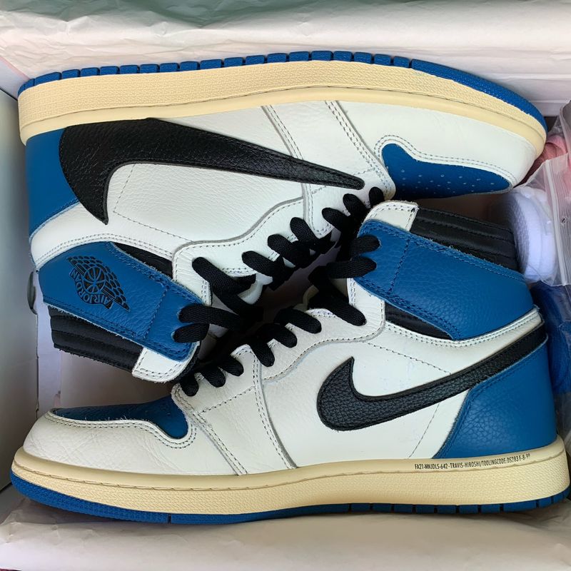 Air Jordan 1 High - Travis Scott Fragment | Jordan Usado 102295535