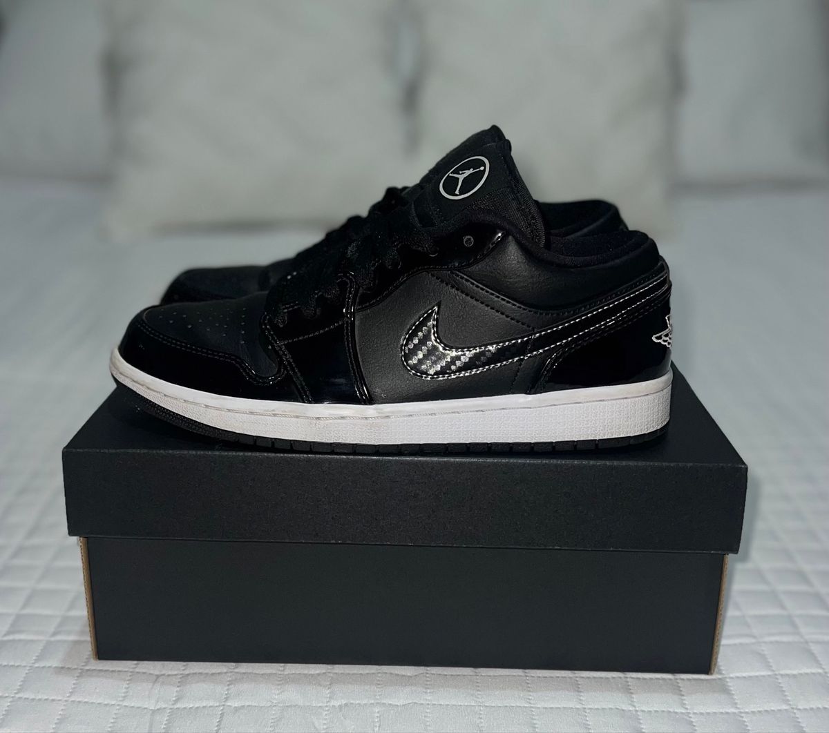 Air Jordan 1 Low Allstar Carbon Fiber Tênis Feminino Nike Usado