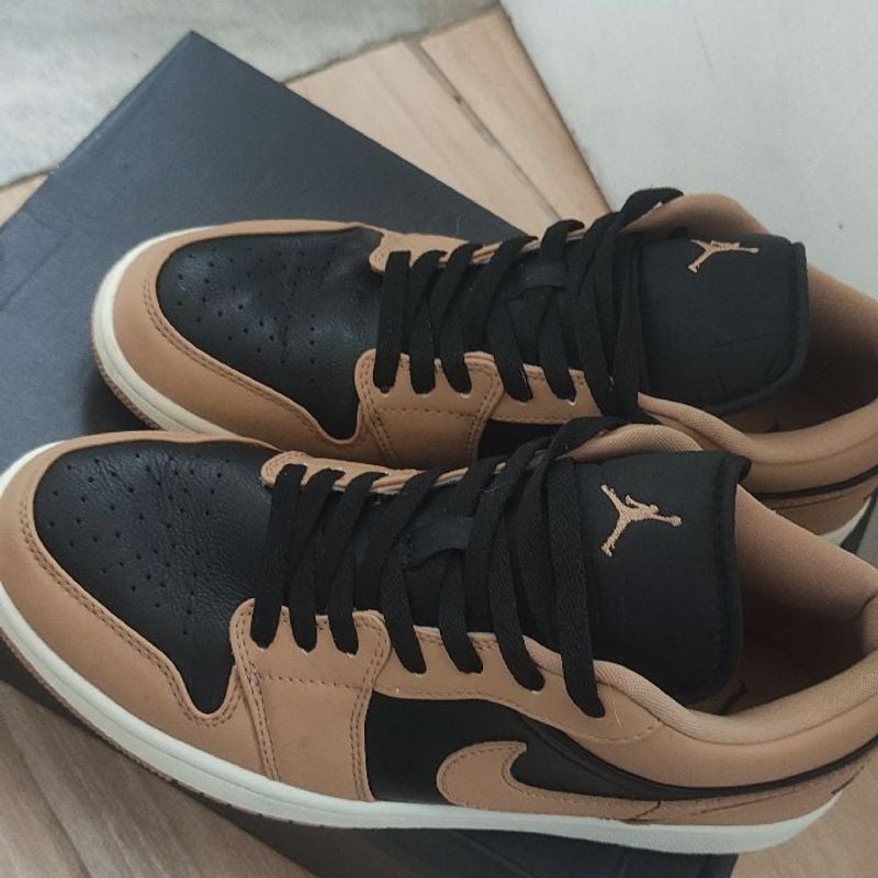 Air Jordan 1 Low Desert Black Brown | Nike Usado 101892426 | enjoei
