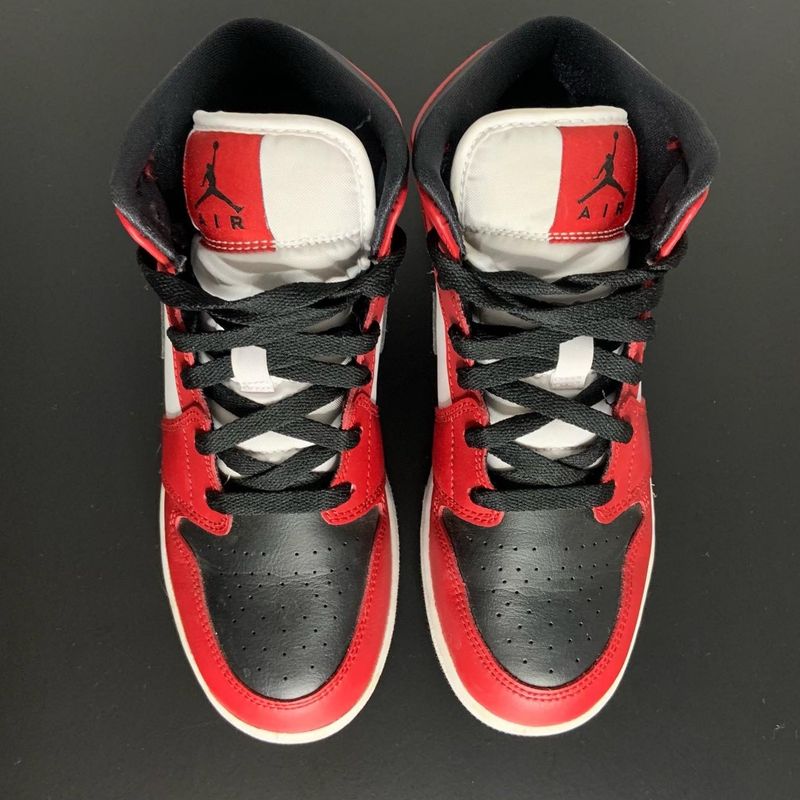 Air Jordan 1 Mid Chicago Black Toe | Nike Usado 73232127