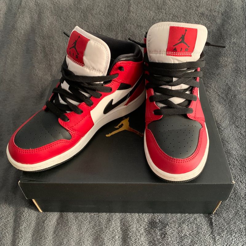 Air jordan 1 hot sale black toe mid