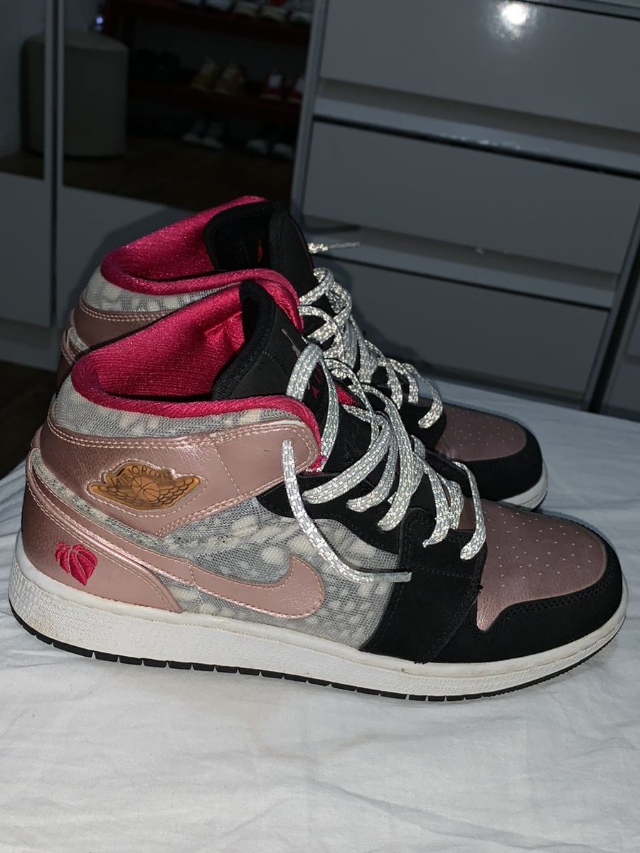 tênis air jordan i mid edição especial