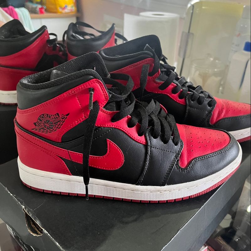 早割 万博 Nike | Feminino Mid 1 Jordan Air Jordan Usado Nunca シューズ(女性用)