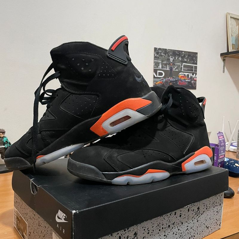 ナイキ　AIR JORDAN 6 RETRO BLACK CAT Air Jordan 6 Black Cat | Nike Usado 110439317 | enjoei