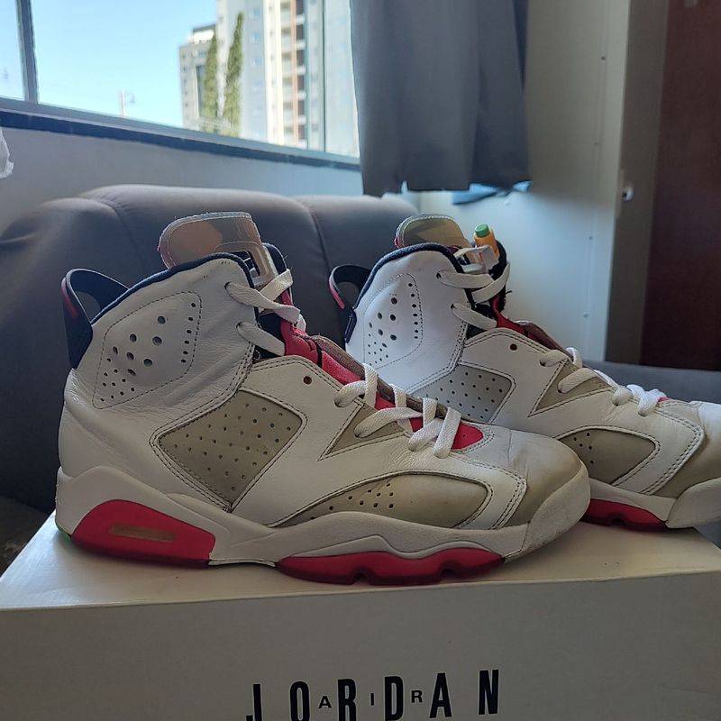 Tênis air jordan hot sale 6 retro masculino