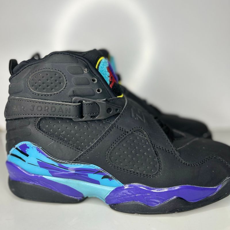 27.5 新品 NIKE AIR JORDAN 8 RETRO AQUA Data de lançamento do Air Jordan 8 