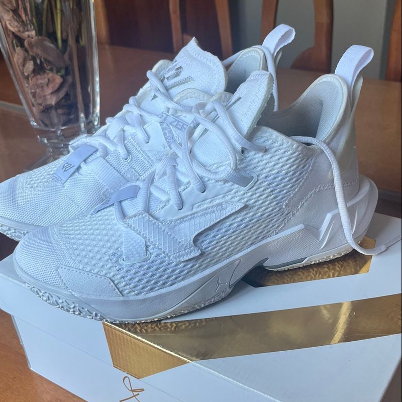 Air Jordan Why Not Zero Branco Nike Nunca Usado 109803184 enjoei