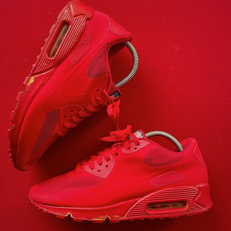 Air max 90 outlet independence day vermelho