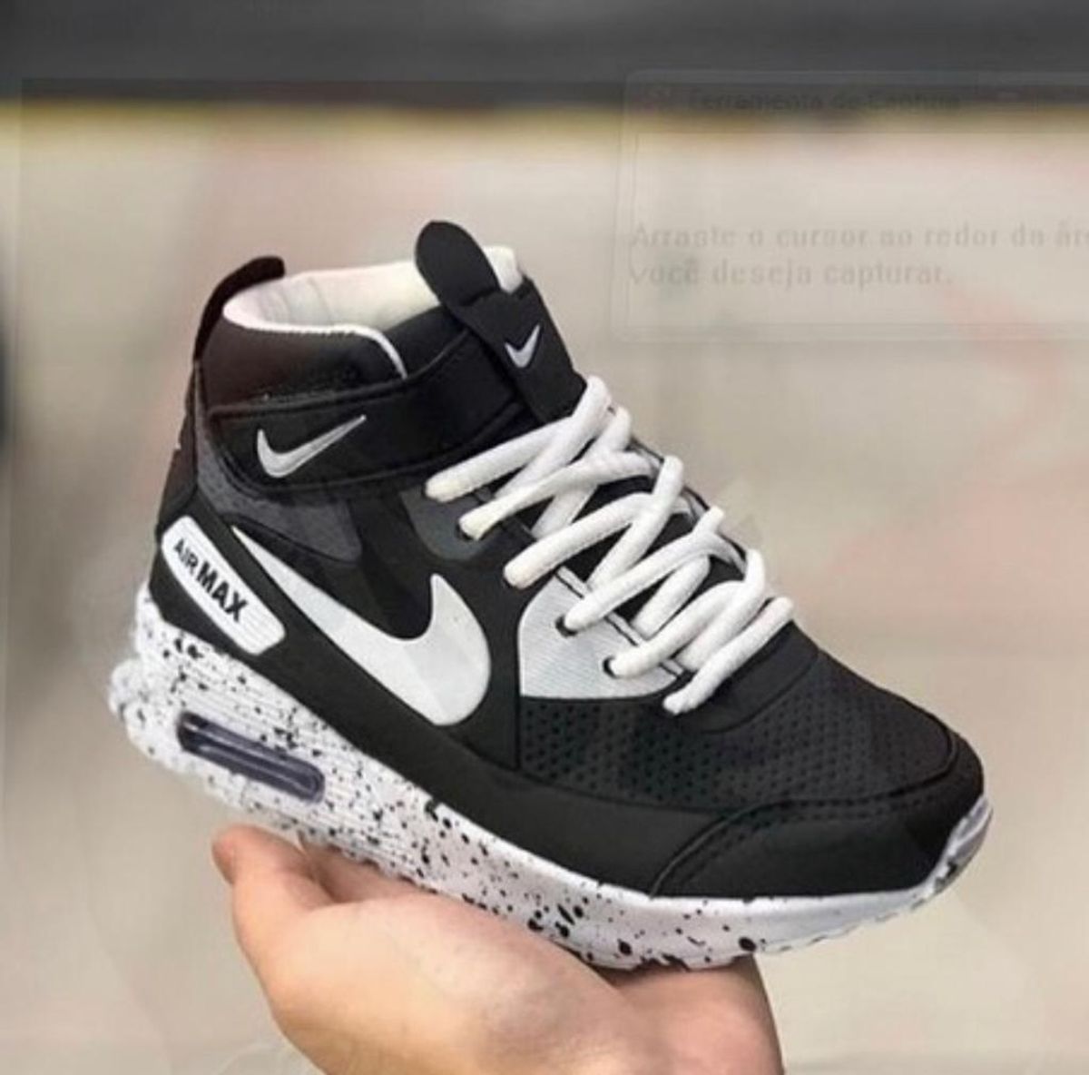 air max 90 infantil branco