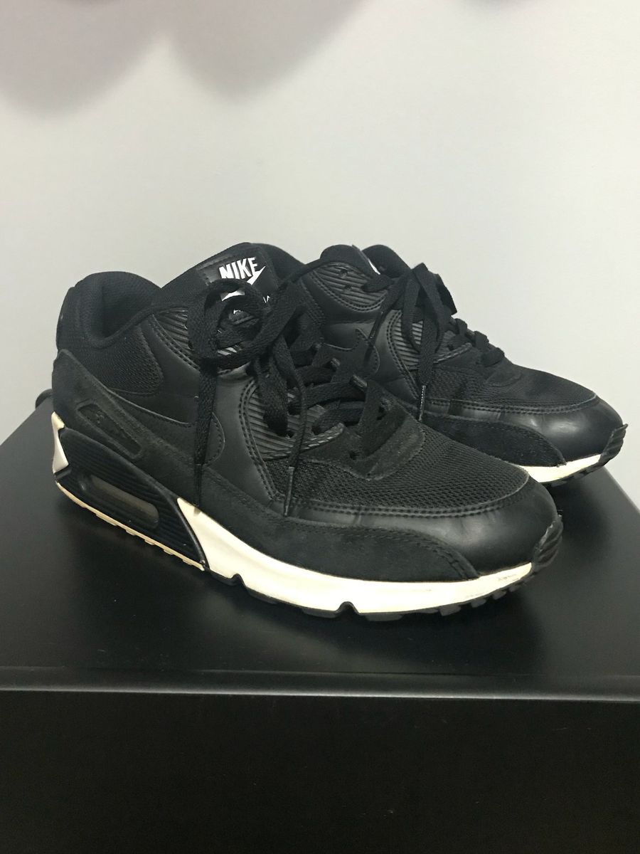 air max 90 preto camurça