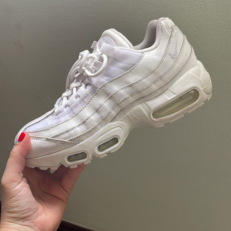 Air Max 95 Branco | Tênis Feminino Nike Usado 89528135 | enjoei