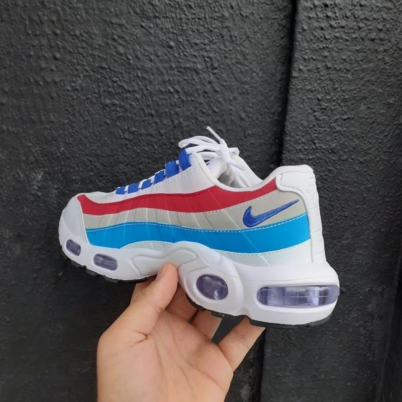 Air Max 95 Branco/azul/vermelho 38 | Tênis Masculino Nike Nunca Usado  39754565 | enjoei