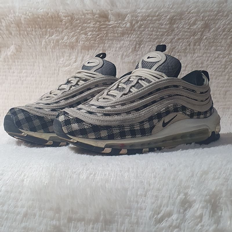 Air Max 97 Flannel Xadrez Nike Usado 91085463 enjoei